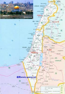 巴勒斯坦，以色列谁是中国的真正朋友 以色列巴勒斯坦地图