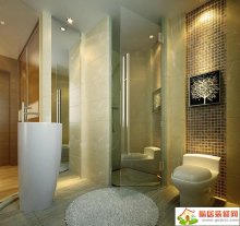 洗手间隔断卧室与卫生间隔断效果图、主卧卫生间玻璃隔断、卫生间 主卧卫生间隔断设计