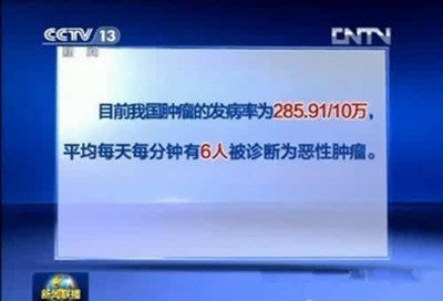 央视新闻：中国癌症变成了一种常态，是我们的无奈......