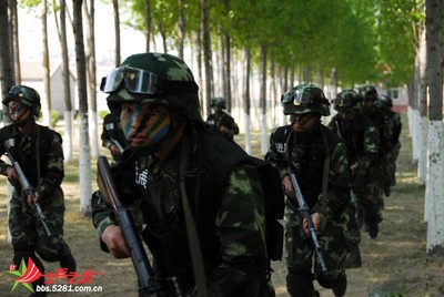 中国武警机动师编制序列 武警机动师