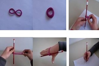 四种用橡皮筋纠正握笔姿势的方法，你造吗？ 握笔纠正器有用吗