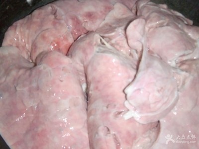 雪梨猪肺汤------快速清洗猪肺的方法 川贝雪梨炖猪肺