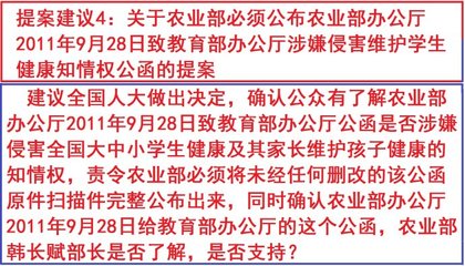 提案19农业部办公厅2011-9-28致教育部密函必须公布 农业部办公厅蒋建平