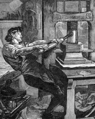 欧洲活版印刷术的发明者古登堡 印刷术的发明者是谁