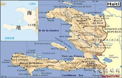 海地地理位置及人口概况 海地地理位置