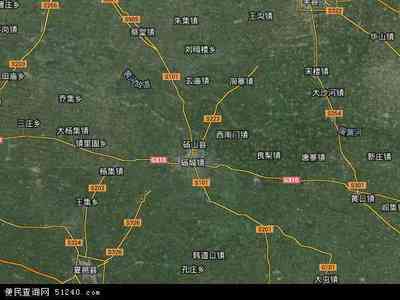 2014年版太和县高清卫星地图发布 太和县高铁站卫星地图