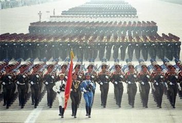 回顾国庆大阅兵总指挥（1949-1999）【组图】 1949大阅兵