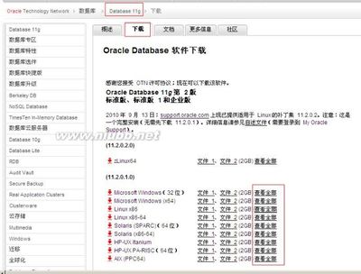 oracle11g下的clusterware已改为gridinfrastructure，附下载地址 clusterware