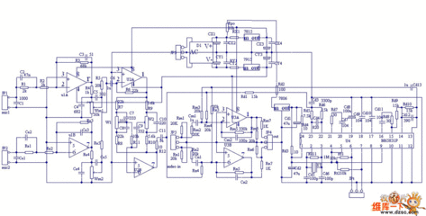 NE5532制作优质音调控制电路 ne5532前置放大电路图