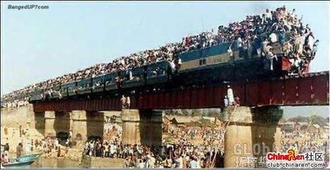 印度人挤火车比中国春运更壮观 2017春运火车票