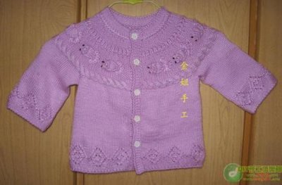 【棒针】一款女童金鱼毛衣的教程织法 棒针毛衣织法