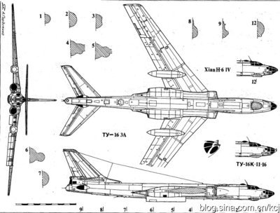 轰炸机图纸-tu16,tu95,tu160 图95轰炸机小游戏