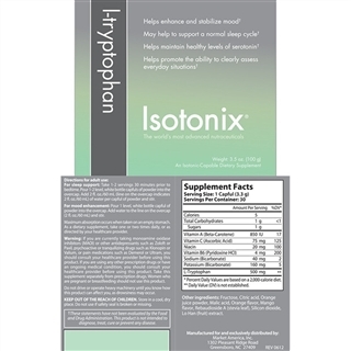 美国美安IsotonixL-Tryptophan左旋色氨酸舒压助睡眠配方 左旋色氨酸