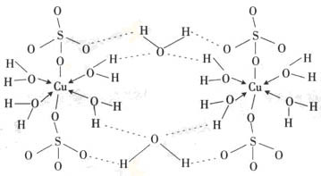 关于胆矾的结构与结晶水的脱失 硫酸钠 失去结晶水