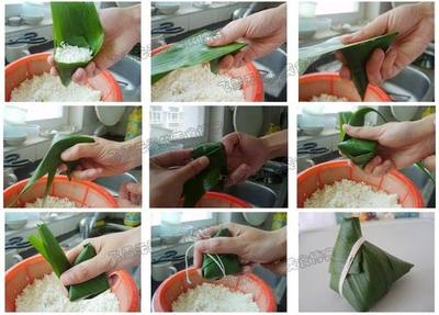 如何包粽子图解（蜜红豆粽，蜜枣粽） 如何包粽子