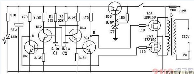 逆变器简单原理图 逆变器原理图 讲解