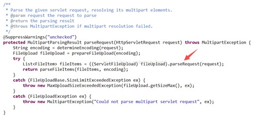 ServletFileUpload.parseRequest(request)为空 servletfileupload 空