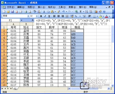 EXCEL中所有函数的使用 国二excel2010函数公式