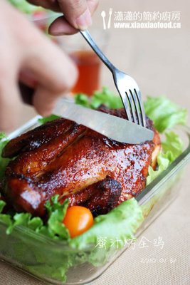 新年家宴大吉大利—蜜汁烤鸡（如何用烤箱转叉烤全鸡） 蜜汁烤鸡翅的做法大全