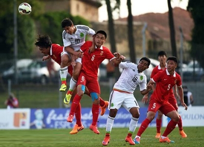2015年U-16亚洲少年锦标赛（U16亚洲杯）预选赛中国1：0中华台北
