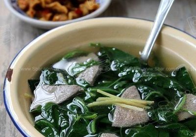 枸杞菜猪肝汤——春季最朴实的家常养肝汤 猪肝汤的家常做法