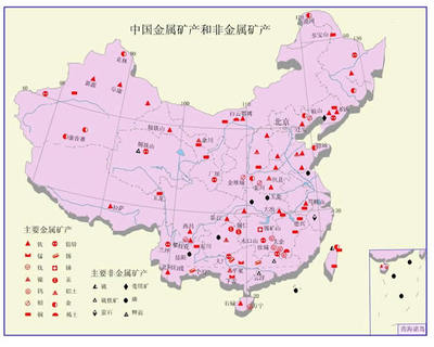 中国主要稀土矿产资源储量分布(1)北方轻稀土 矿产储量计算
