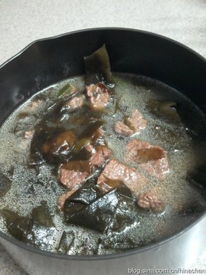 韩国公婆教我做韩餐（韩国杂菜、韩国海带汤做法） 杂菜