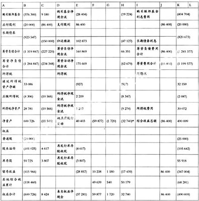 公司财务报表解析 财务报表解析