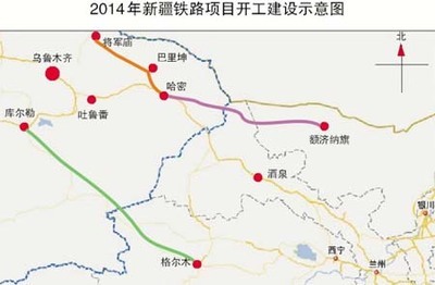 2014年新疆奇台将军庙至安北、哈额、库格铁路将开工建设 新疆奇台县政府网
