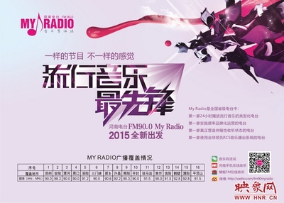 你好，2015！流行音乐最先锋——河南电台FM90.0MyRadio全新出发！ 美国流行音乐电台