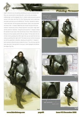第3篇：教程翻译《盔甲的画法》最清晰版本！详细图片分割，文字重