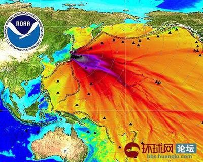 福岛核辐射风险下中国人冒死游日本--美日掩盖福岛核辐射风险的秘 福岛核辐射影响范围