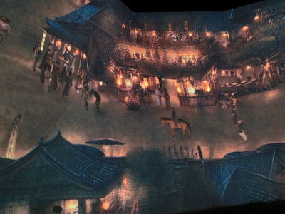 我拍上海世博中国馆《清明上河图》（组图） 中国世博会清明上河图