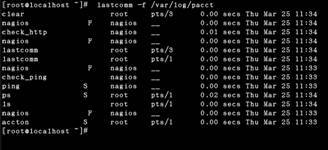 [转载]Linux进程管理命令之accton/lastcomm lastcomm