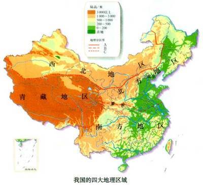 中国的三大区域文化 中国三大经济区域划分