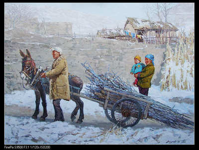 瓦西里耶夫风景油画 尤里.瓦西里耶夫