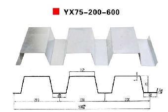 YX75-200-600型楼承板价格 600楼承板