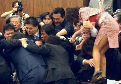 日本贵族院议员 日本女议员打架