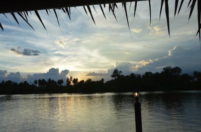 泰国亲子游（四）湄南河与水上市场 泰国夜游湄南河
