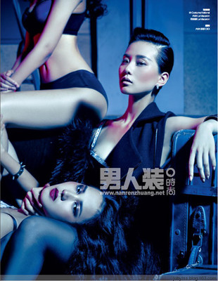《男人装》2012年11月刊封面：刘诗诗