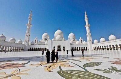 中东最大的清真寺---谢赫扎伊德清真寺 谢赫扎伊德大清真寺
