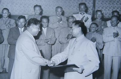 韩国十分害怕《中朝友好合作互助条约》 中朝互助条约