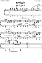 拉赫玛尼诺夫g小调前奏曲 拉赫玛尼诺夫 前奏曲