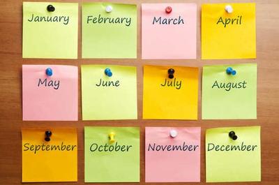 你知道英文中1月到12月是怎么来的吗 12月英文