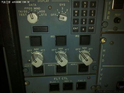 飞机性能176空客320EFIS控制面板120709 空客a320驾驶舱面板图