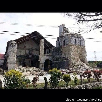 【菲律宾】宿务岛、薄荷岛被地震损毁的古老教堂震前实拍 菲律宾宿务太平洋航空