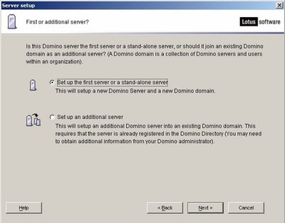 LotusDomino服务器的重新配置 lotus domino server