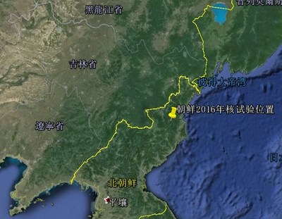 这事发生在东朝鲜，但据说西朝鲜也有 朝鲜发生地震