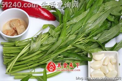 素菜也可以很香很下饭——椒丝腐乳空心菜 豆鼓青椒空心菜的做法