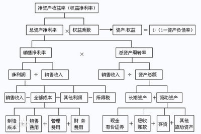 杜邦财务分析体系(个人分析整理，欢迎指导) 杜邦分析体系图